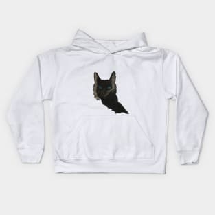 Black cat Kids Hoodie